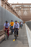Dedicated cycle lane opens on Brooklyn Bridge image