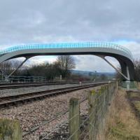 First of new-style UK rail footbridges opens image
