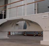 Japanese contractor showcases 3D-printed concrete bridge image