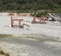 New Zealand government issues statement on washed-away bridge image