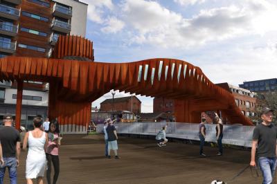Plans unveiled for Lincoln footbridge image