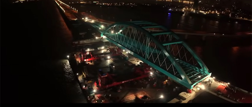 Video shows India’s first bridge installation by over-sea float method  image