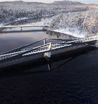 Winning team chosen in Swedish bridge design contest image