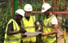 Arup and Bechtel volunteers build Rwandan footbridge image