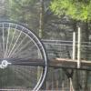 Bicycle-wheel bridge opens in Scotland image