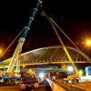 'Big lift' positions Newmarket Viaduct footbridge image