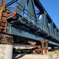 Bridge installed for Sicilian railway image