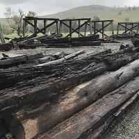Bridge timber salvaged for heritage memorial image