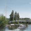 Construction begins of cable-stayed Thames footbridge image