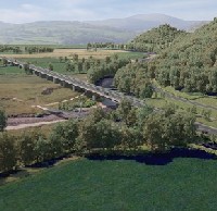 Construction of Dyfi Bridge set to start image