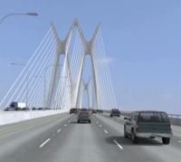 Construction of Texan bridge pylons to be paused for design change image