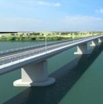 Construction of marine piles begins for Australian river crossing image