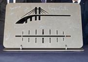 First steel cut for new Genoa Bridge image