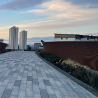 Glasgow Footbridge landscaped with 30,000 plants image