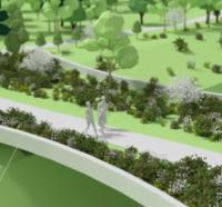 Green bridge planned as part of UK high-speed railway image