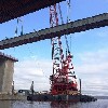 Hinged span arrives for world’s longest floating bridge image
