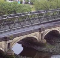 Installation takes place of 100m-long Scottish footbridge image