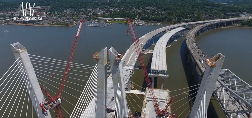 Largest crossing in the history of the New York State Thruway Authority in two minutes image