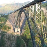 Milestone reached on record-breaking Indian bridge image