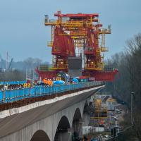 Minister gets update on UK’s longest rail bridge image
