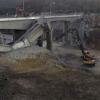 Mulholland Bridge brought down in 'Carmageddon II' image