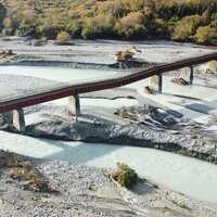 New Zealand bridge pier wash-out closes railway image