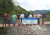 Parsons volunteers build Colombian footbridge image