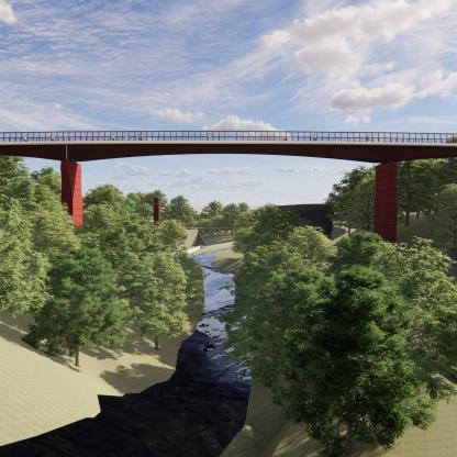 Plans go in for Medlock Valley viaduct image