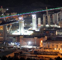 Polcevera Viaduct beams message of hope image