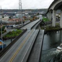 Precautionary measures taken to safeguard second Seattle bridge image