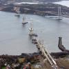 Queensferry Crossing takes shape - video image