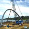 Second 100t arch positioned for Perth’s Elizabeth Quay bridge image