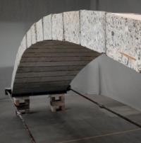 Swiss researchers create footbridge from recycled concrete image