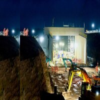 Third large-scale bridge installation completed for UK high-speed rail route image