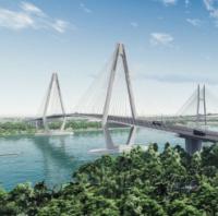 Vietnamese PM views joining of expressway bridge image