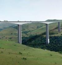 Violent protests force delays on flagship South African bridge project image