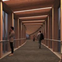 Winning design picked for Swedish station footbridge image