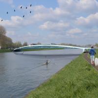 Site work begins for Belgian footbridge logo 