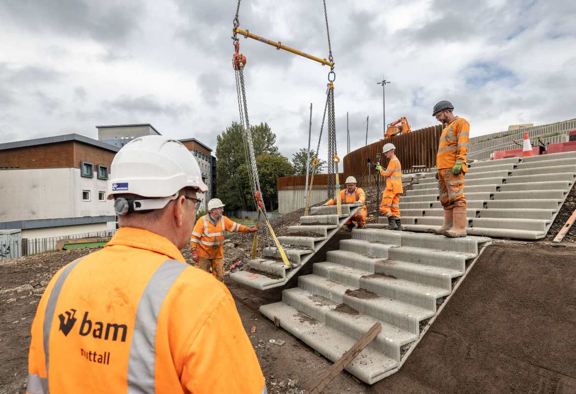 Scottish bridge welcomes UK’s largest 3D-printed concrete structure logo 