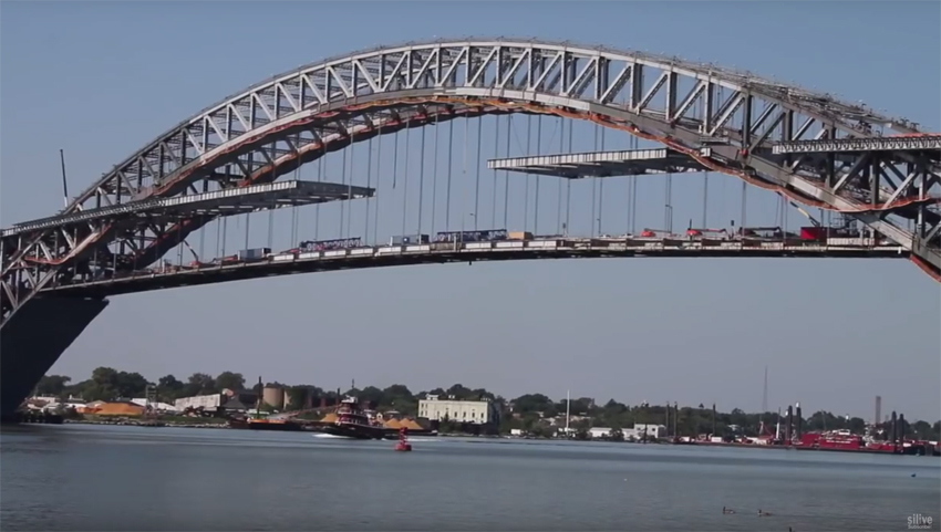 Current progress on Bayonne Bridge 'raise the roadway' project logo 