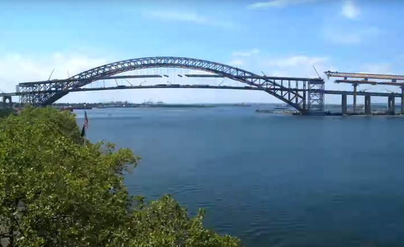 Watch the roadway being raised on Bayonne Bridge timelapse logo 