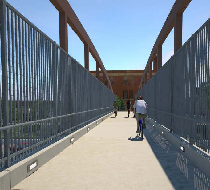 Design selected for five footbridges in Detroit, USA logo 