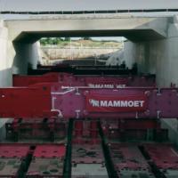 Record-breaking move completed for UK rail bridge logo 