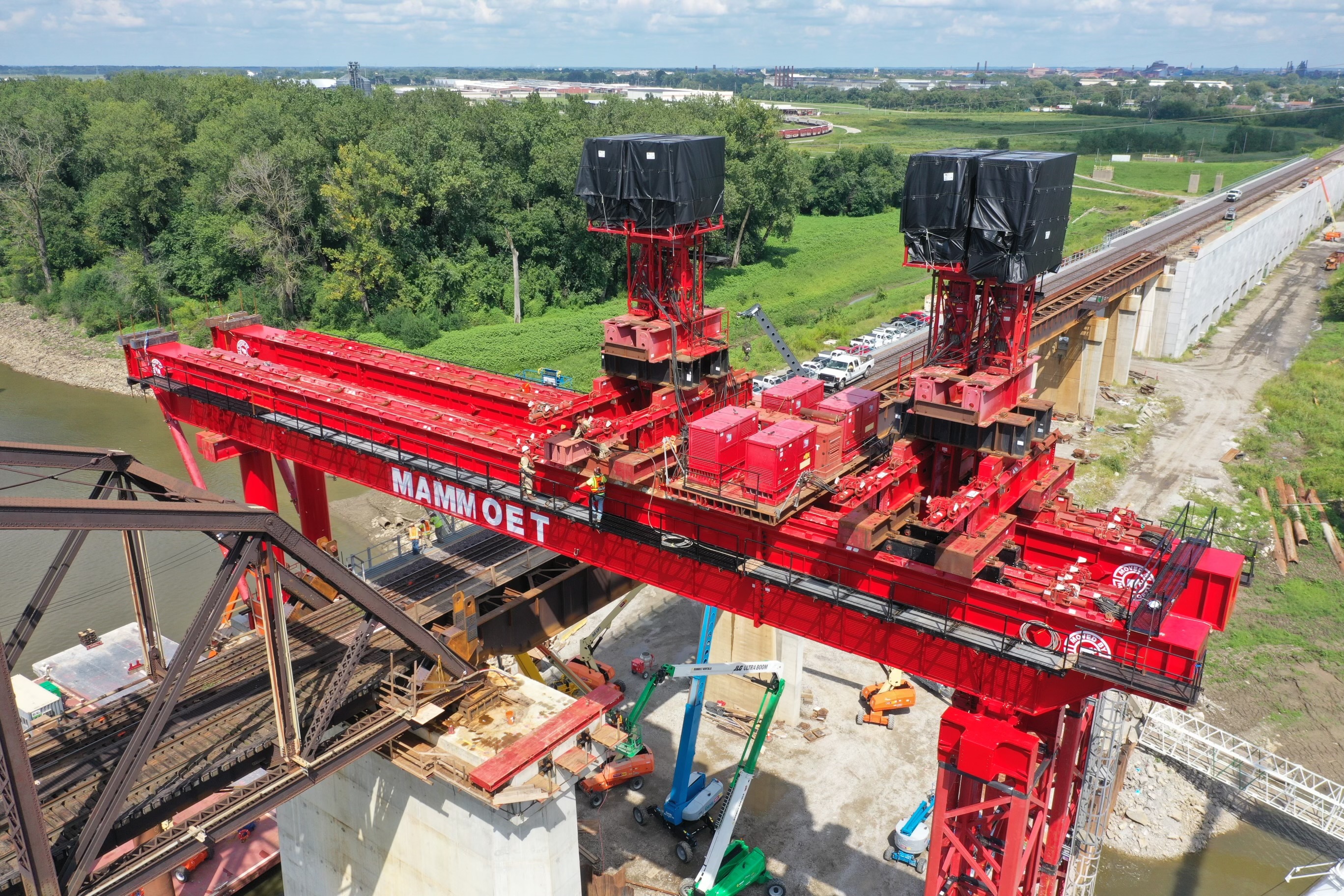 Historic rail bridge spanning Mississippi River reopens to traffic logo 