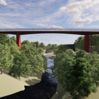 Oldham backs plan for landmark footbridge logo 