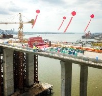 Deck closure completed for Shuidong Bay Bridge    logo 