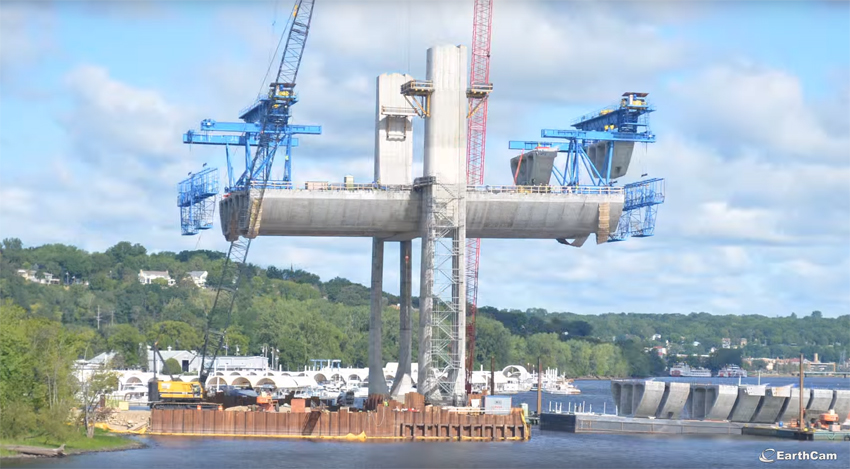 Time lapse video of St Croix Crossing logo 