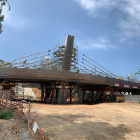 Stay cables installed on Moroccan railway bridge logo 