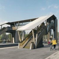 ‘Plug and play’ footbridge comes to UK network logo 