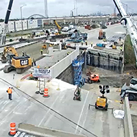 Collapsed I-95 Bridge reopened in 12 days logo 